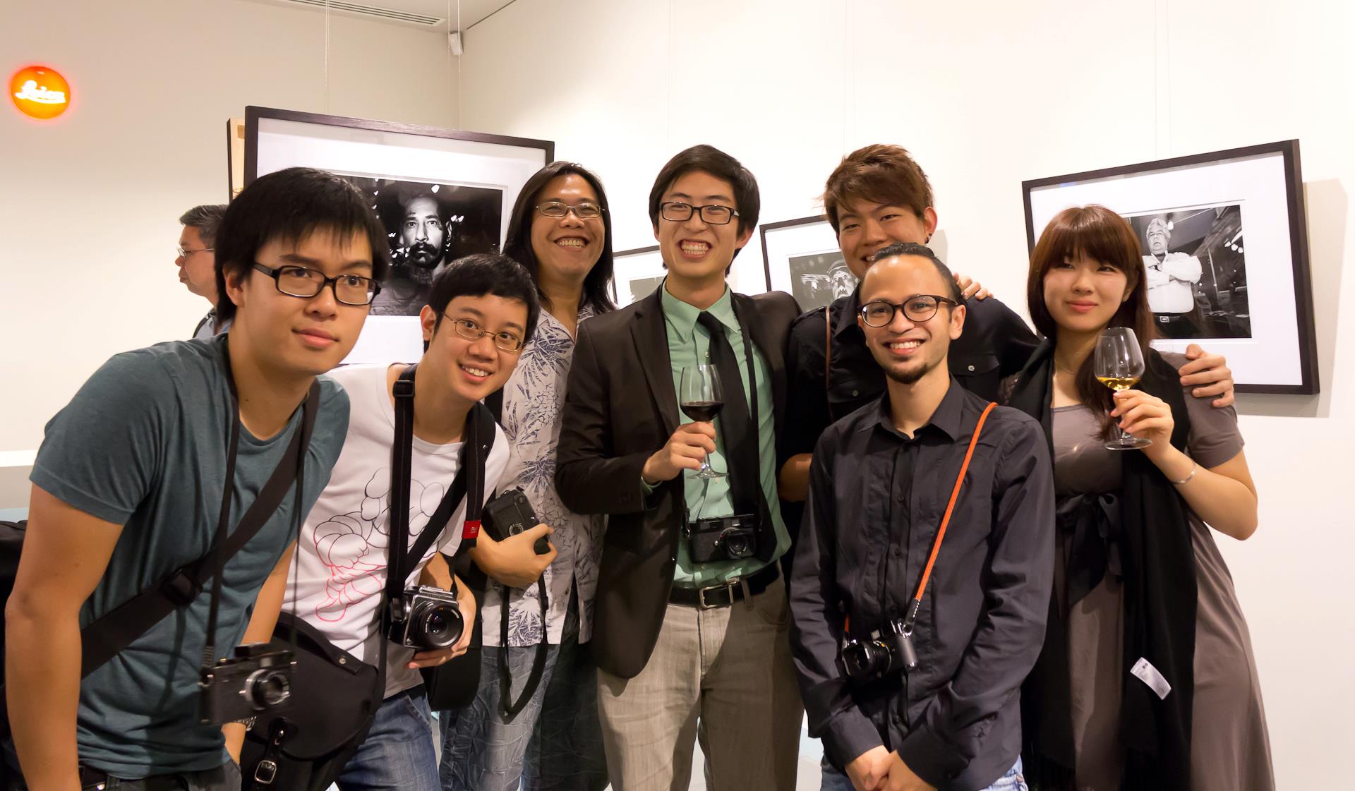 At the Leica store in Singapore for my "Proximity" Exhibition in 2012.