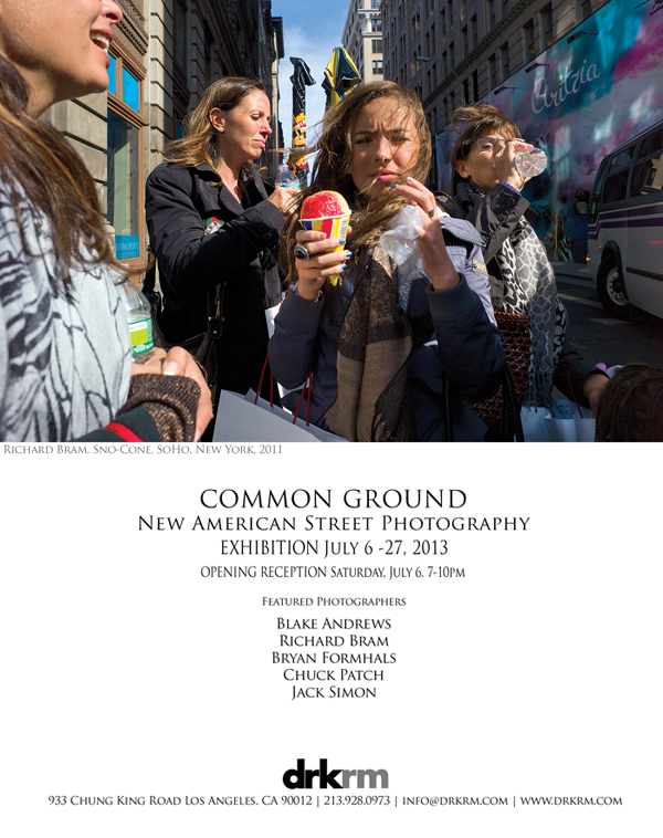 “Common Ground” Opening in Los Angeles, July 6-27th / Featuring: Blake Andrews, Richard Bram, Bryan Formhals, Chuck Patch, and Jack Simon