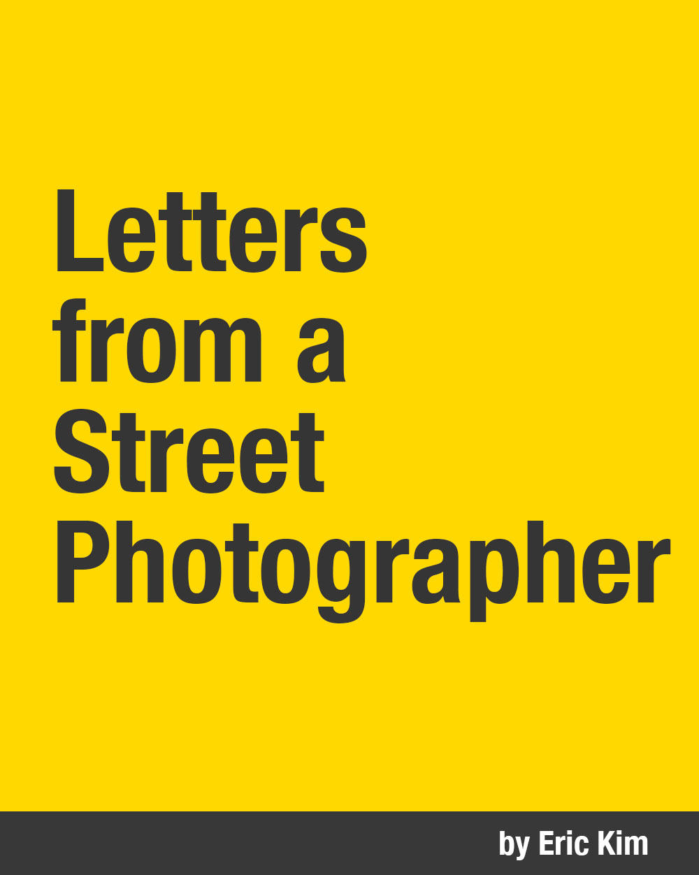 Free E-Book: Letters from a Street Photographer