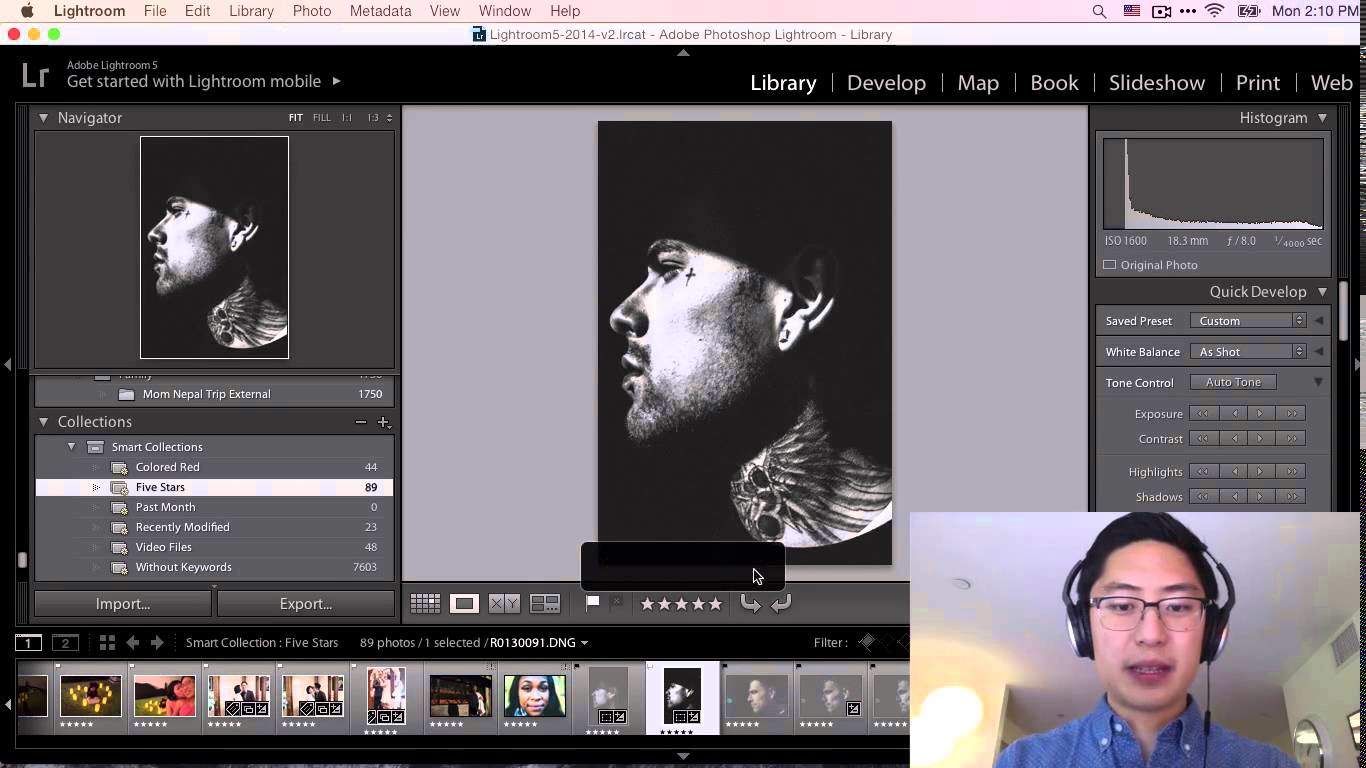 Video: Introduction to Editing, Processing, and Workflow in Lightroom