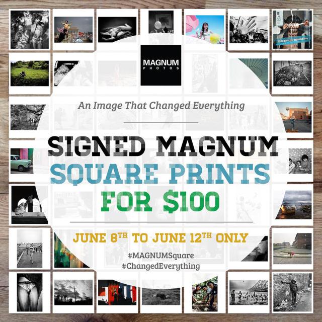 Don’t Miss Out: Signed Magnum 6×6 Prints for only $100!