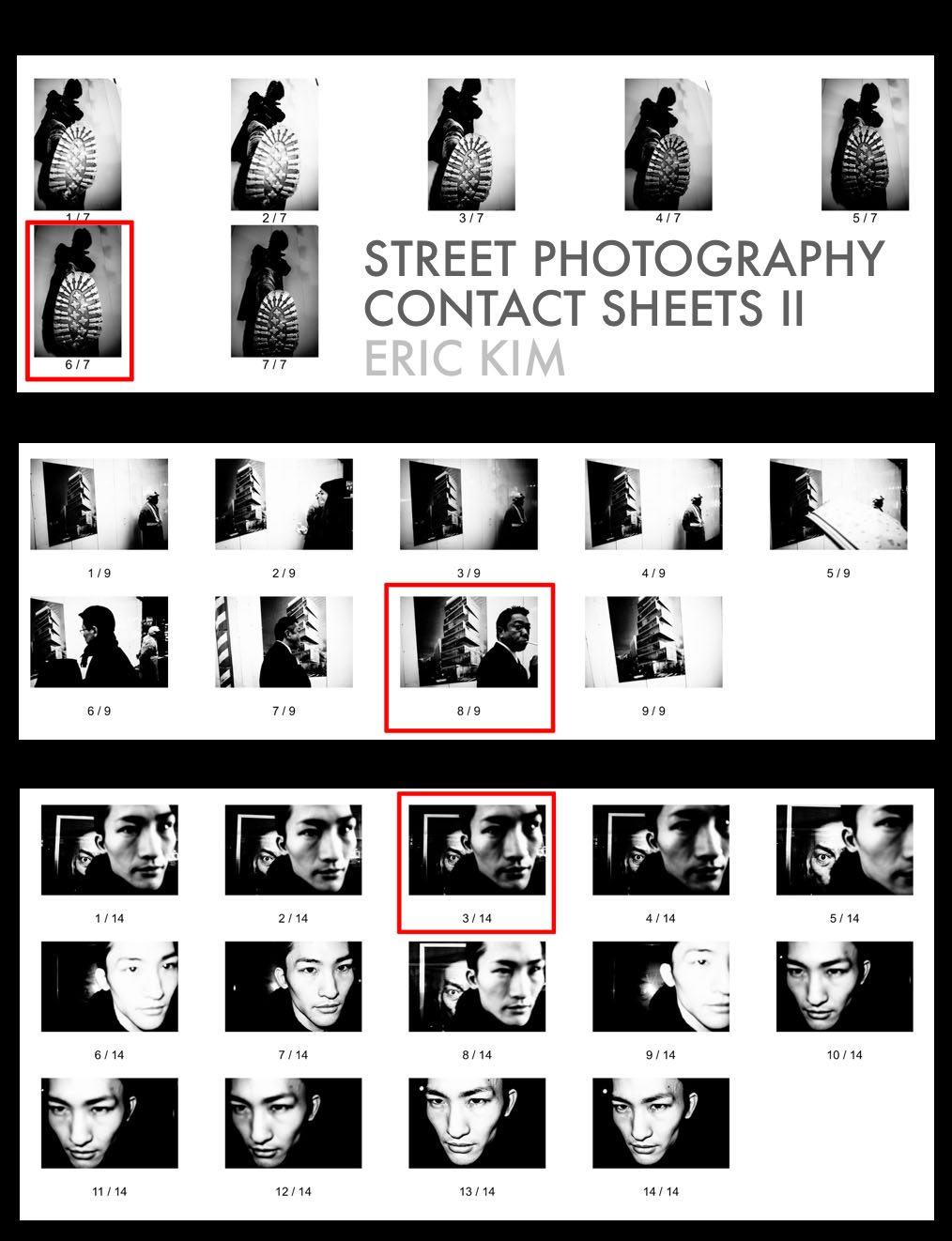 Street Photography Contact Sheets Volume II