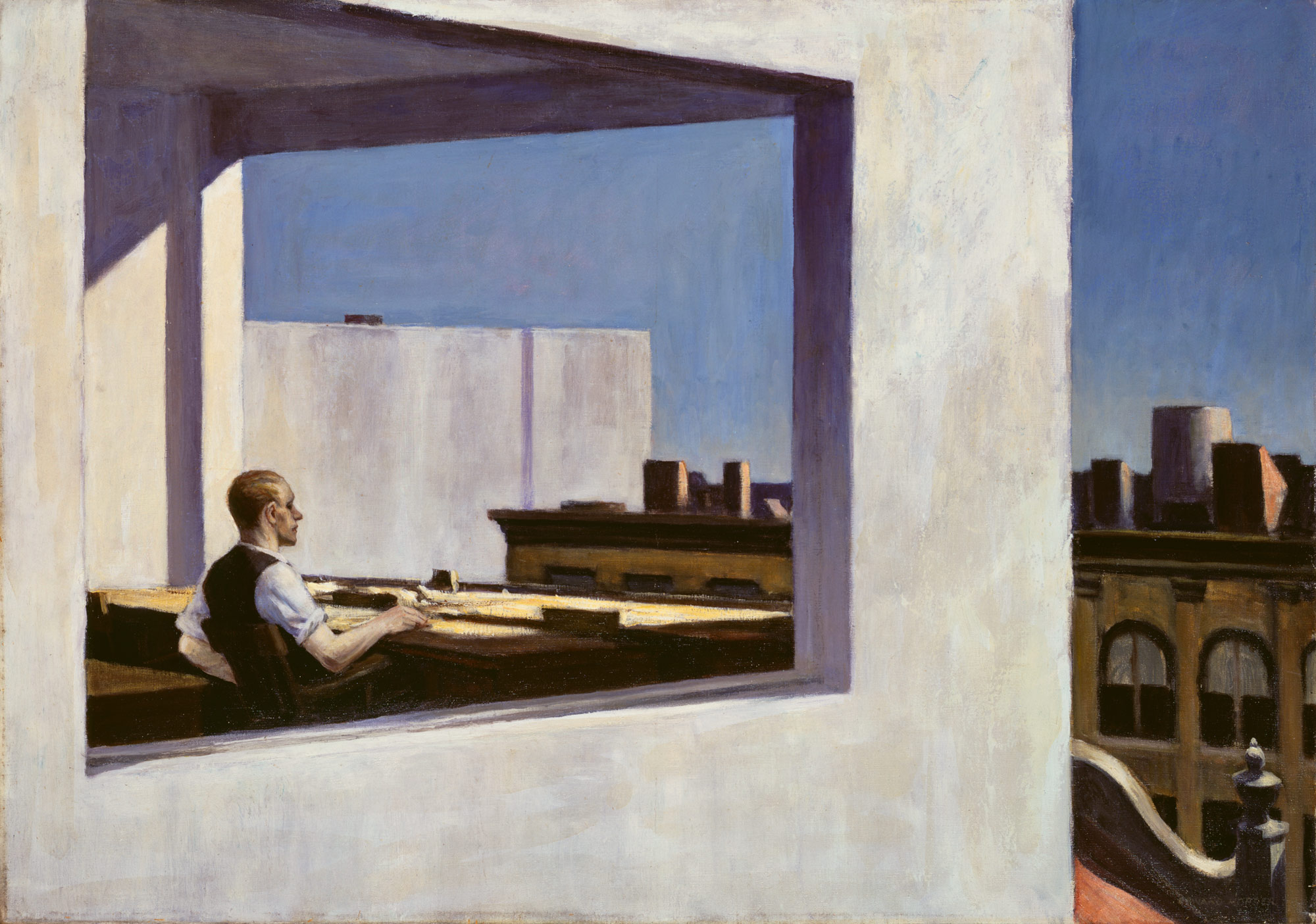 Edward Hopper: Office in a Small City