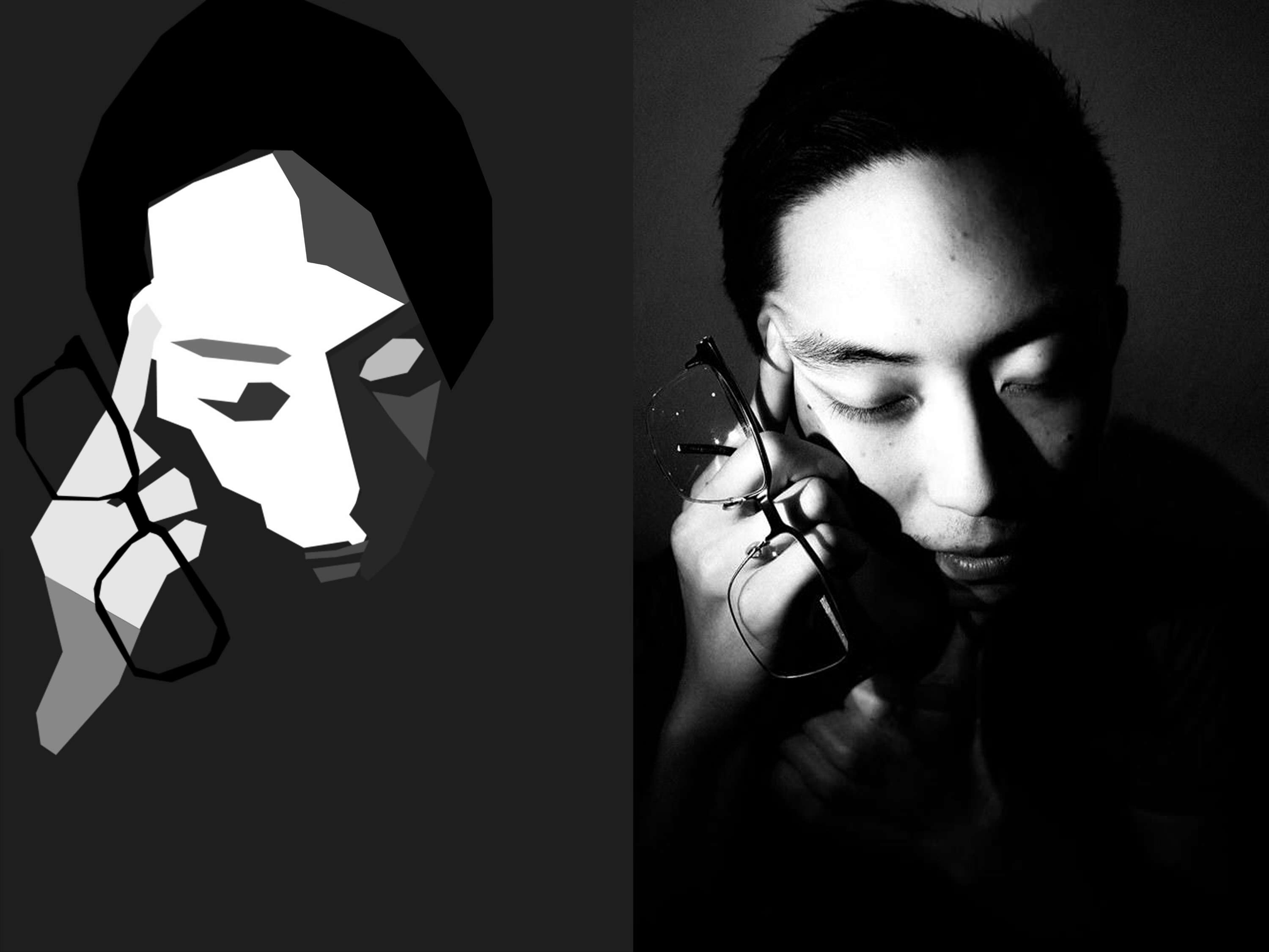 Eric Kim think 2-side by side eric kim cubist