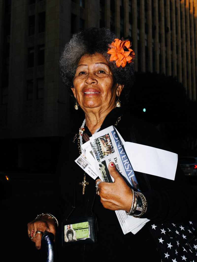 MARILA MARDRILES. Downtown LA Street Portrait with Pentax 645z