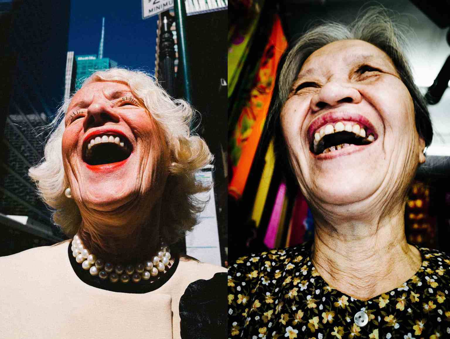 Eric kim street photography laughing ladies NYC hanoi