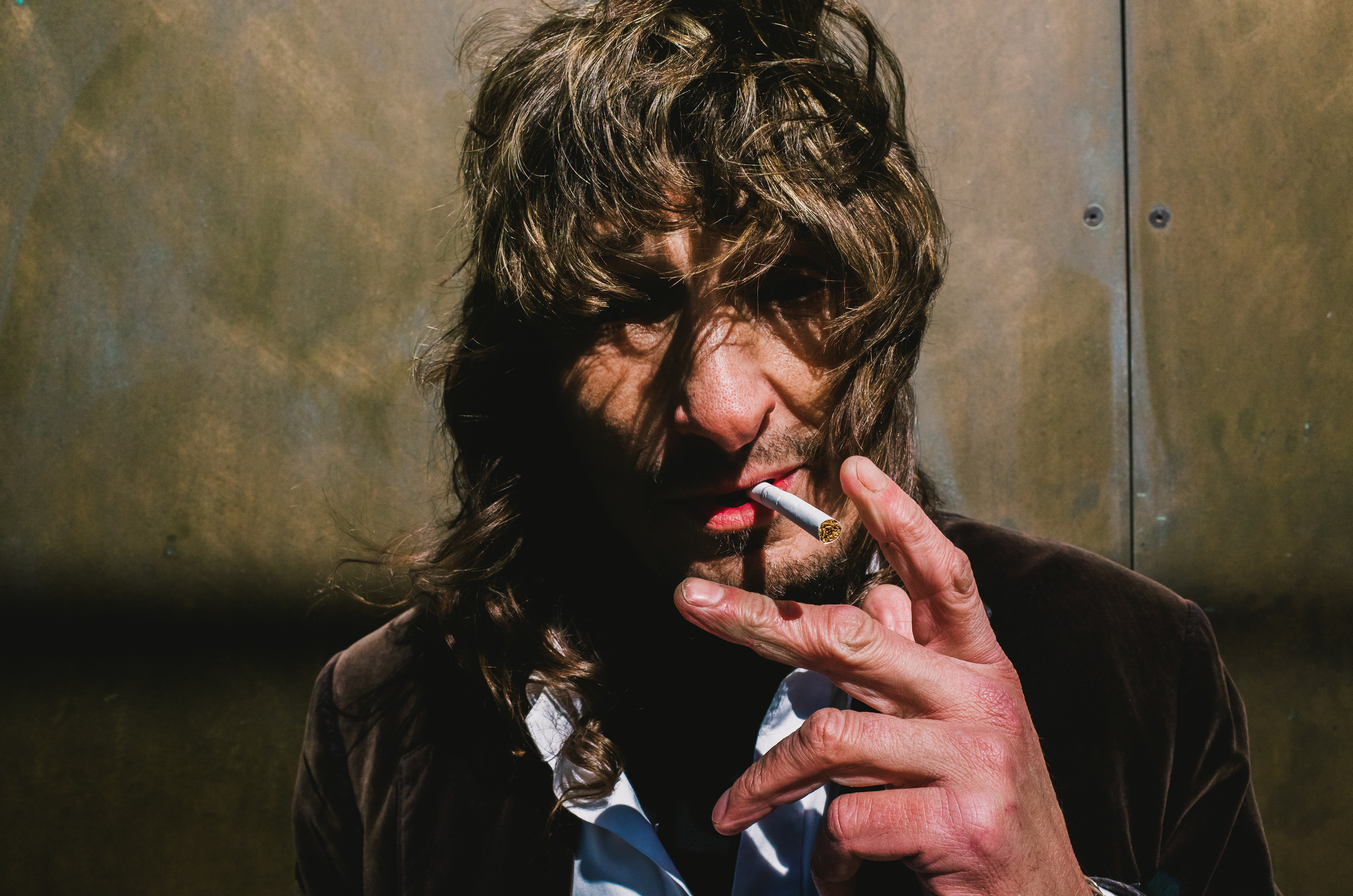 Man with cigarette. Toronto, 2015