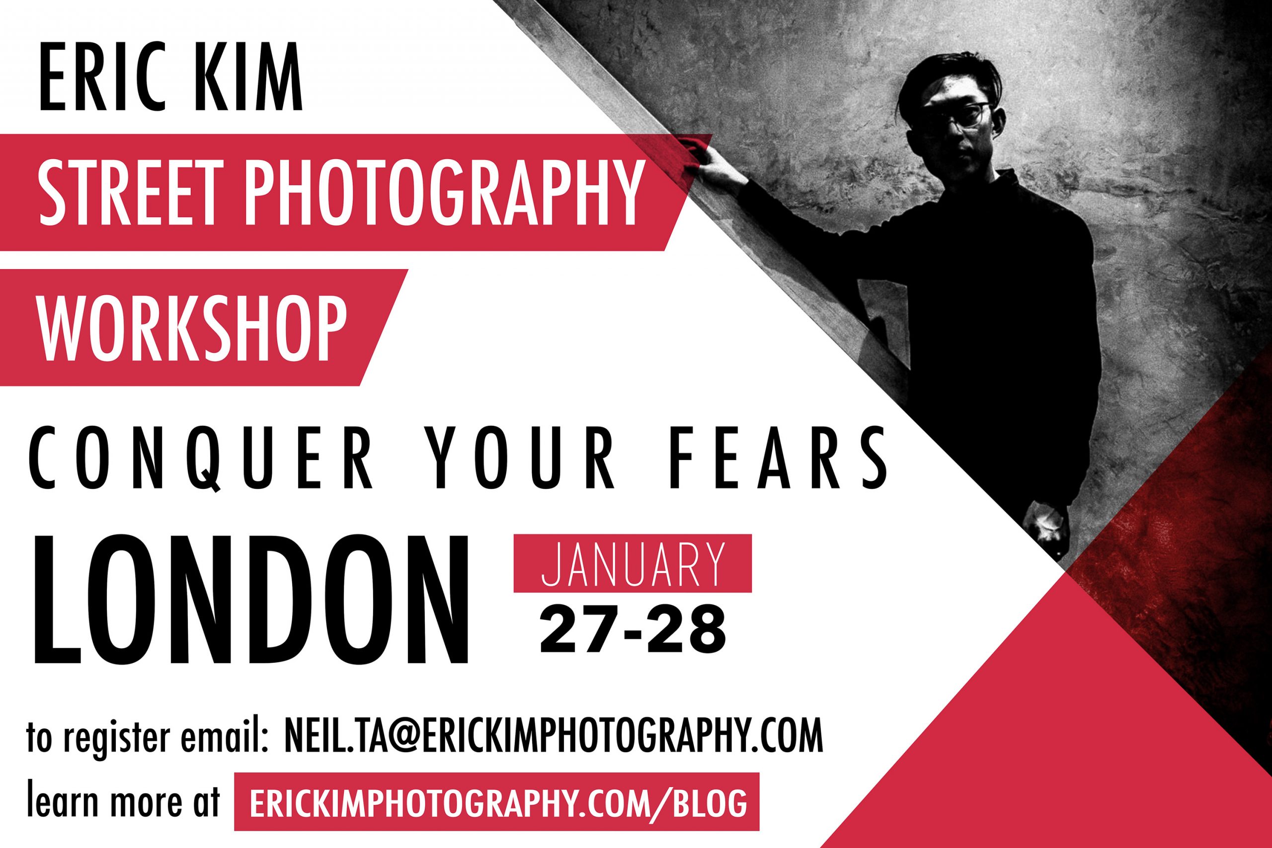 Less than 27 Days Left For Early Bird Discount For London Conquer Your Fears in Street Photography Workshop