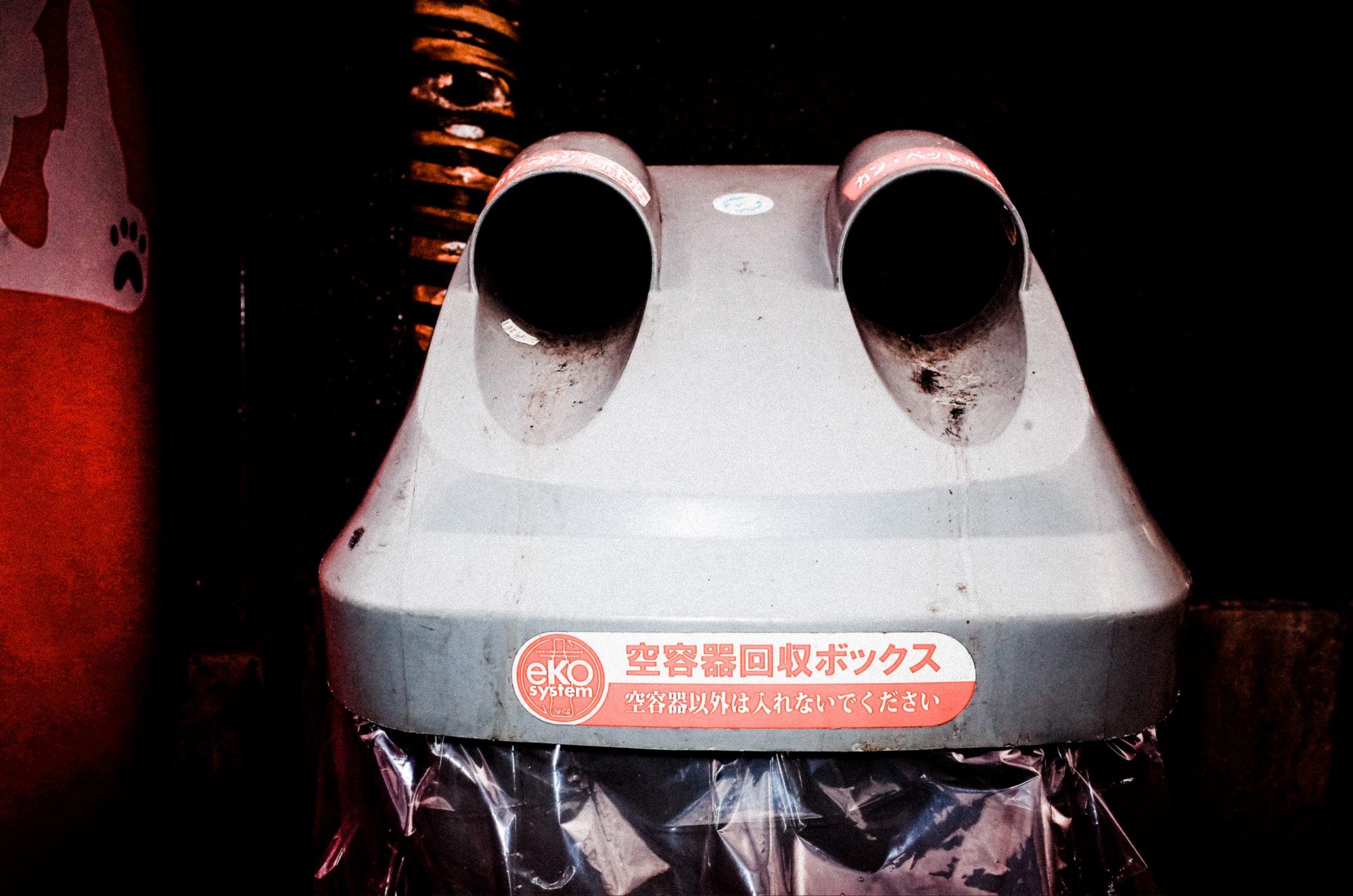 Frog garbage can. Tokyo, 2017