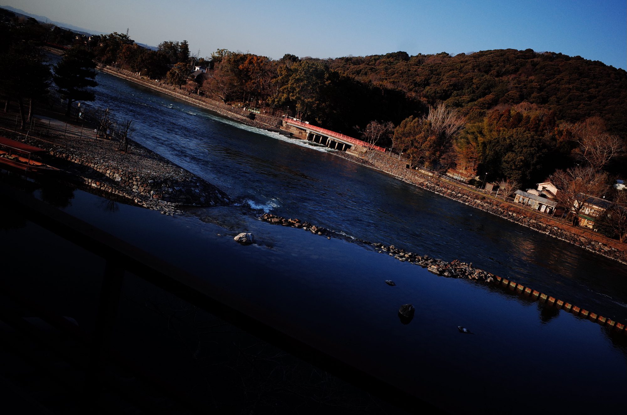 River view from Ryokan. Uji / Kyoto, 2018