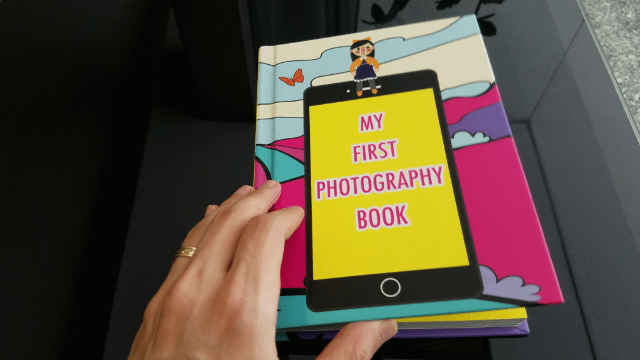 My first photography book gif
