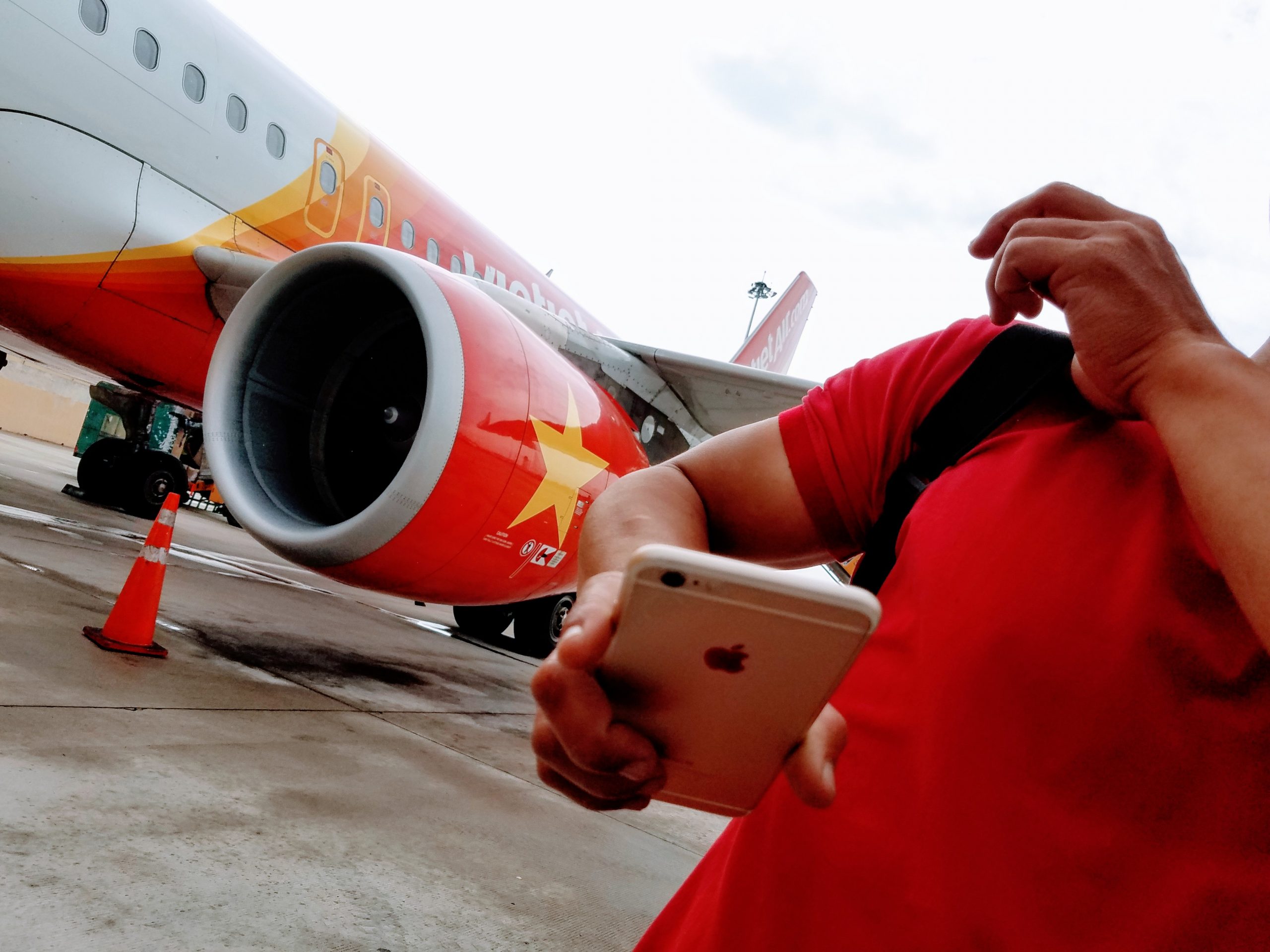 Flight from Saigon to Singapore, 2018