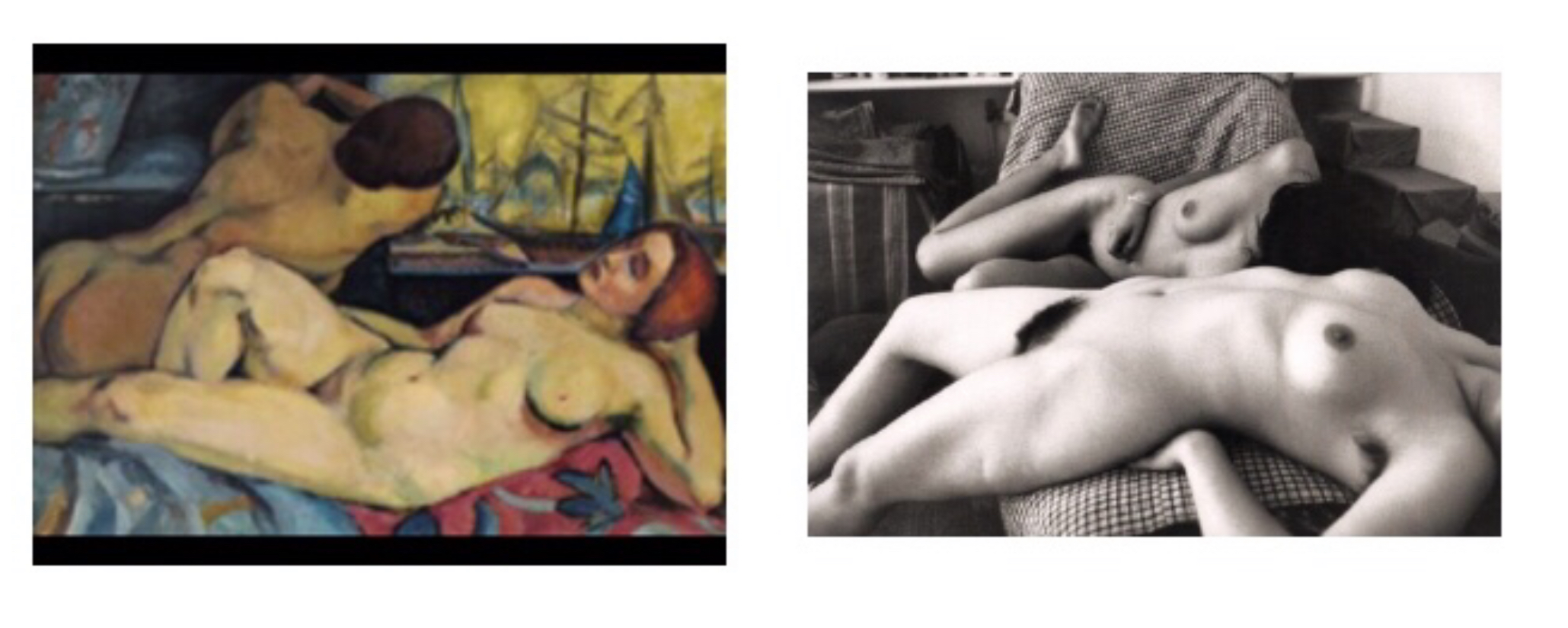 Andre Lhote vs Henri Cartier bresson nude
