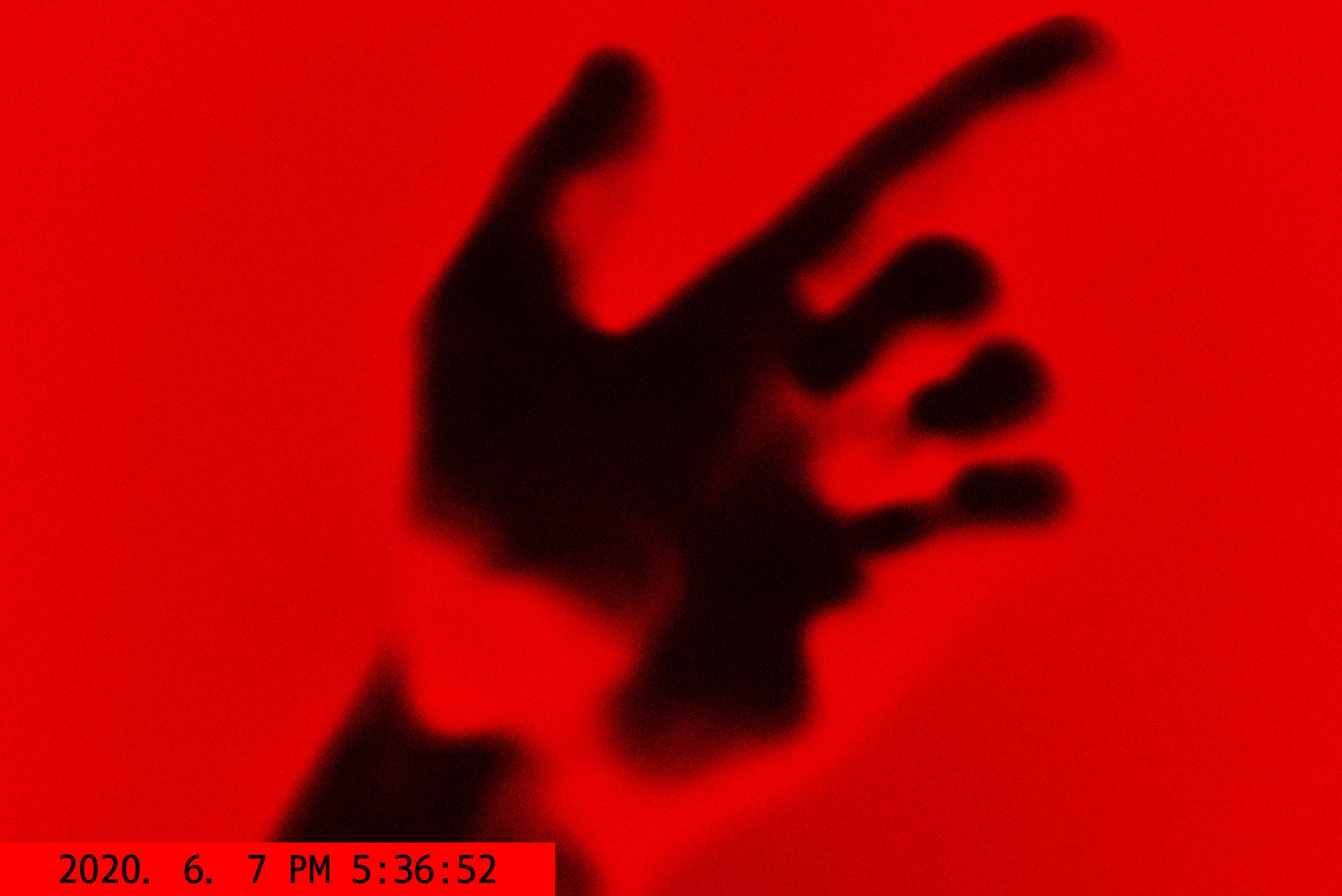 Hand red