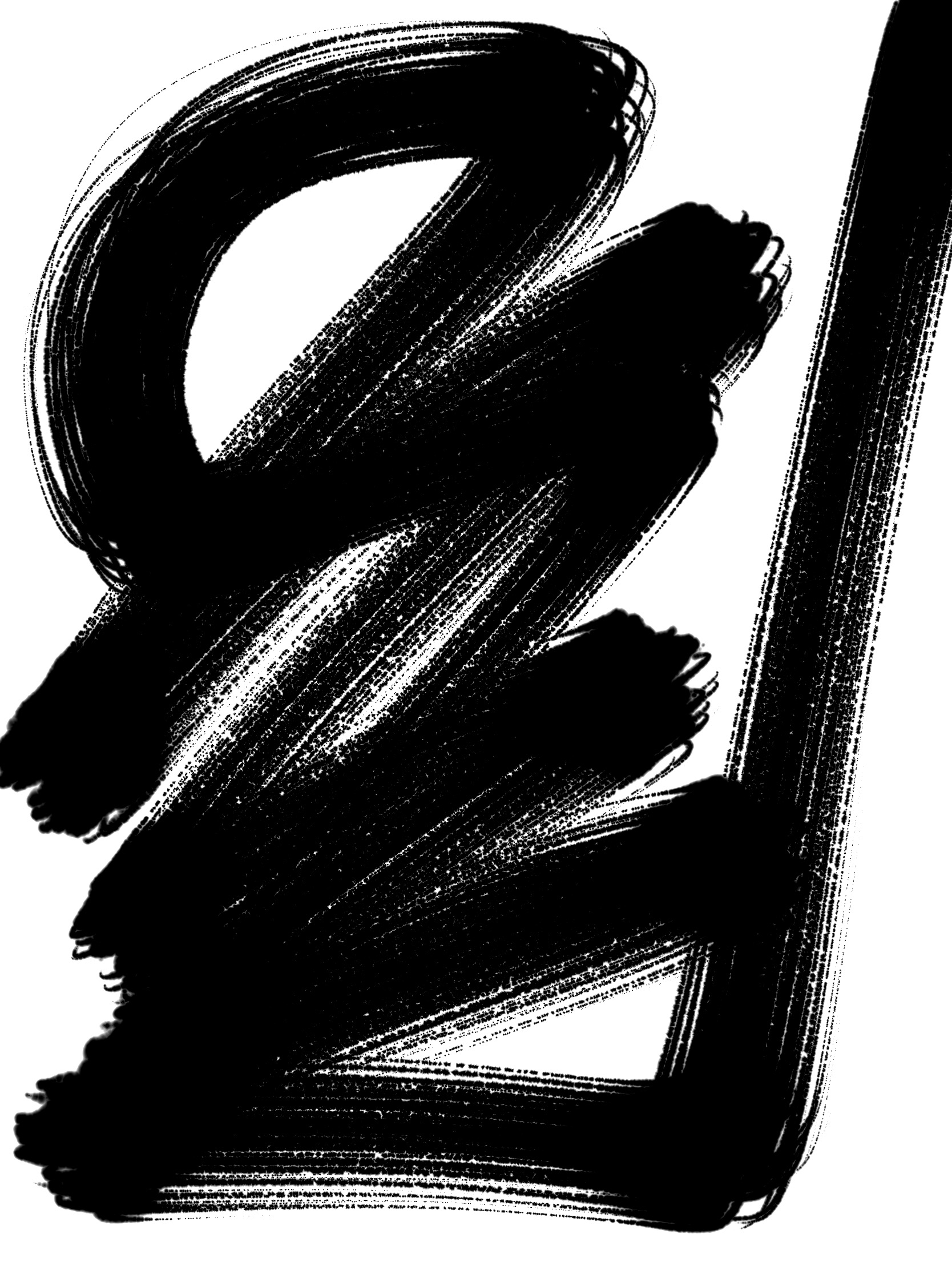 Convenience ERIC KIM abstract zen calligraphy