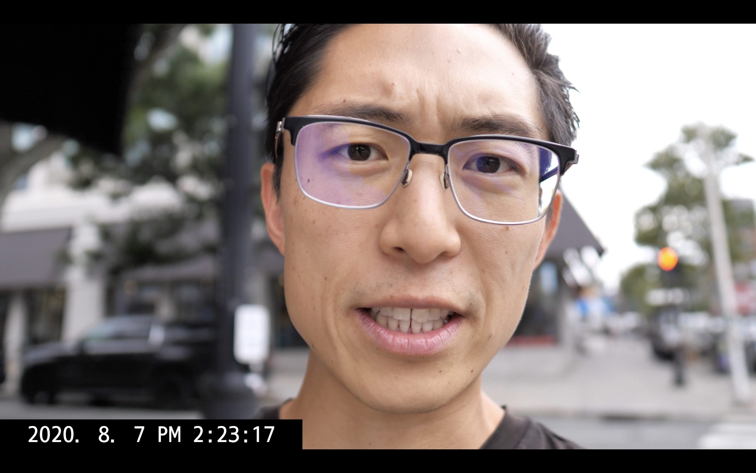 selfie ERIC KIM vlog talking