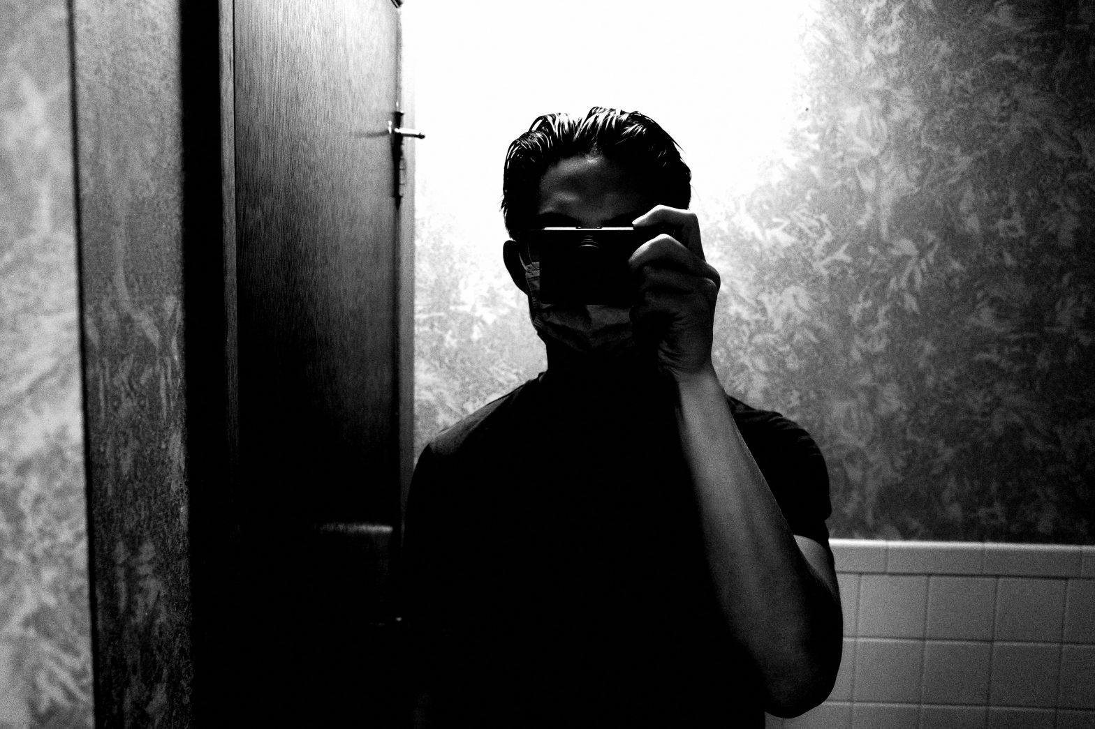 selfie black and white ERIC KIM