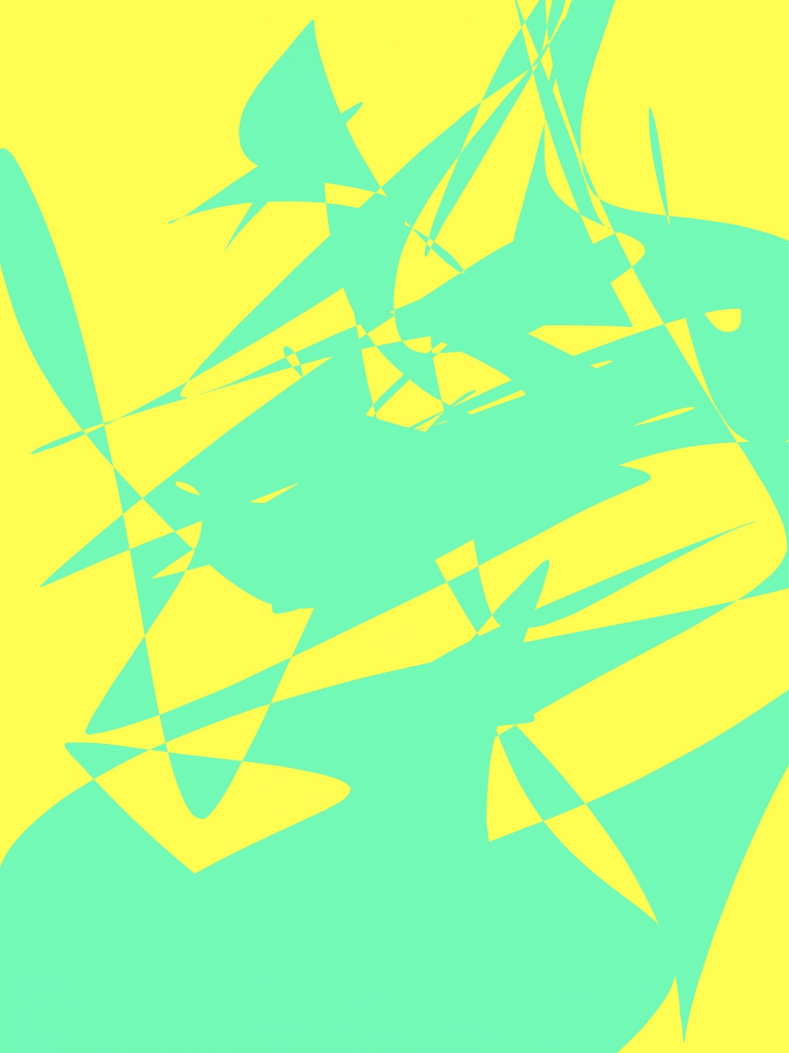 Yellow green abstract