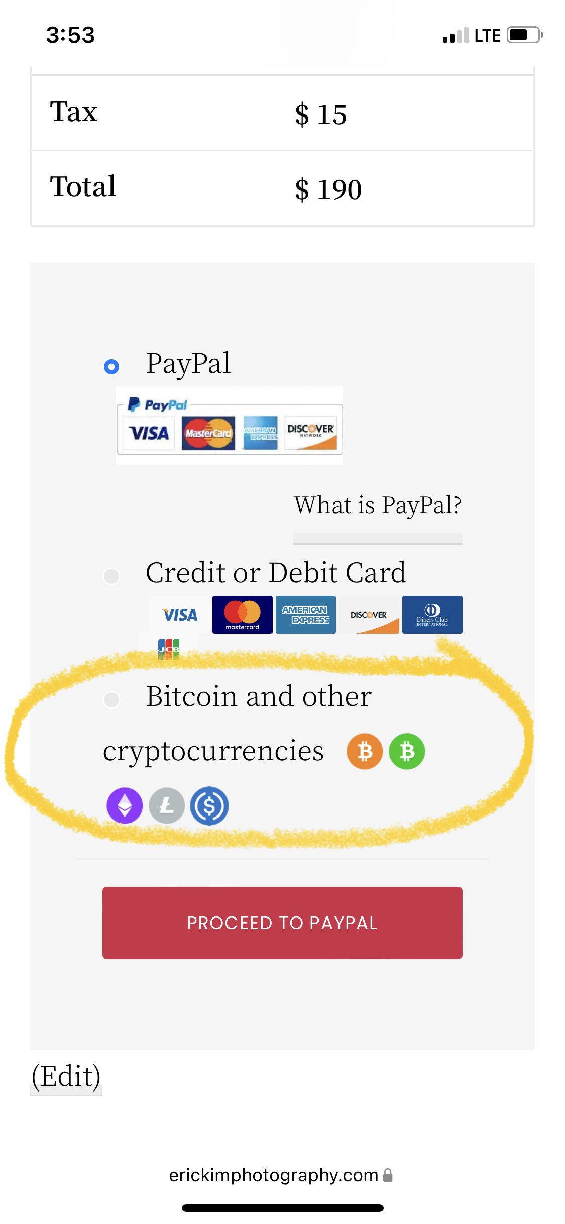 crypto bitcoin accepting