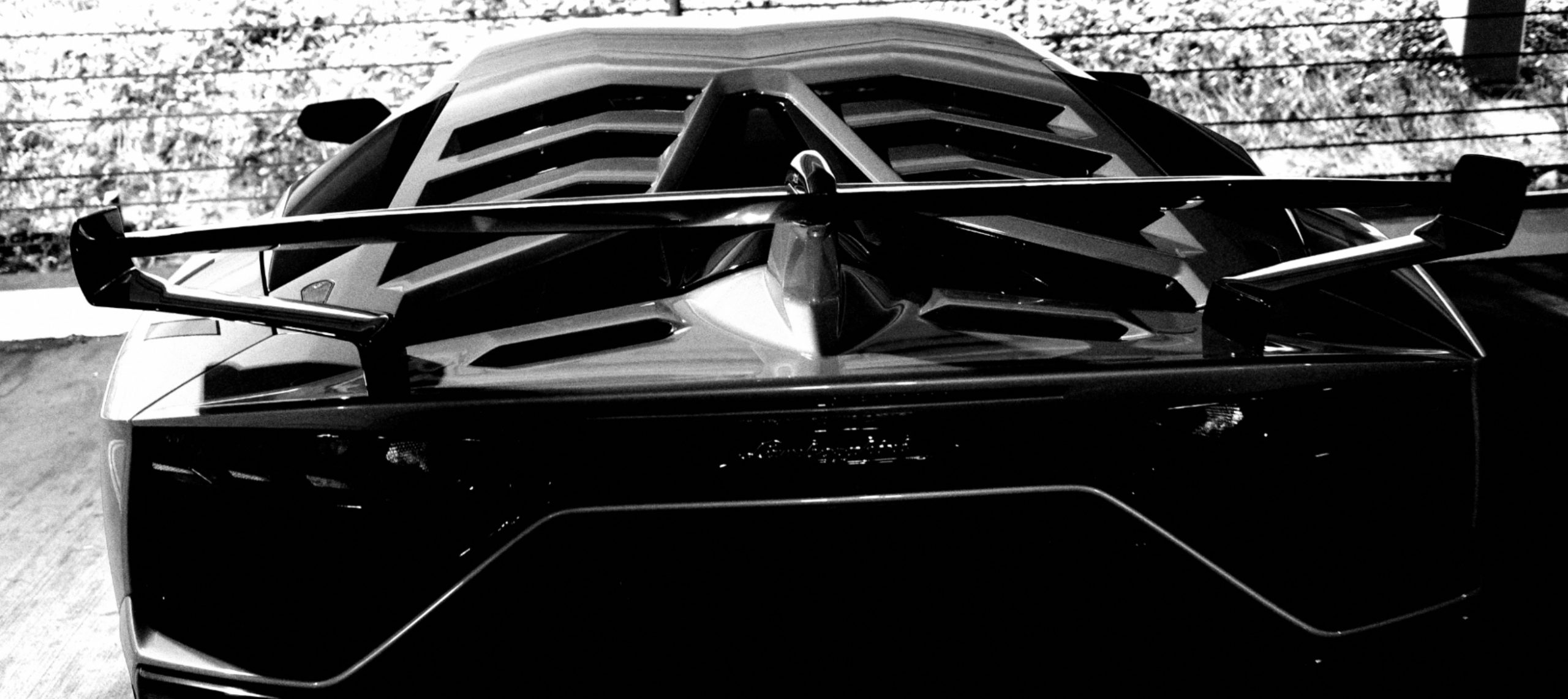 lamborghini svj back