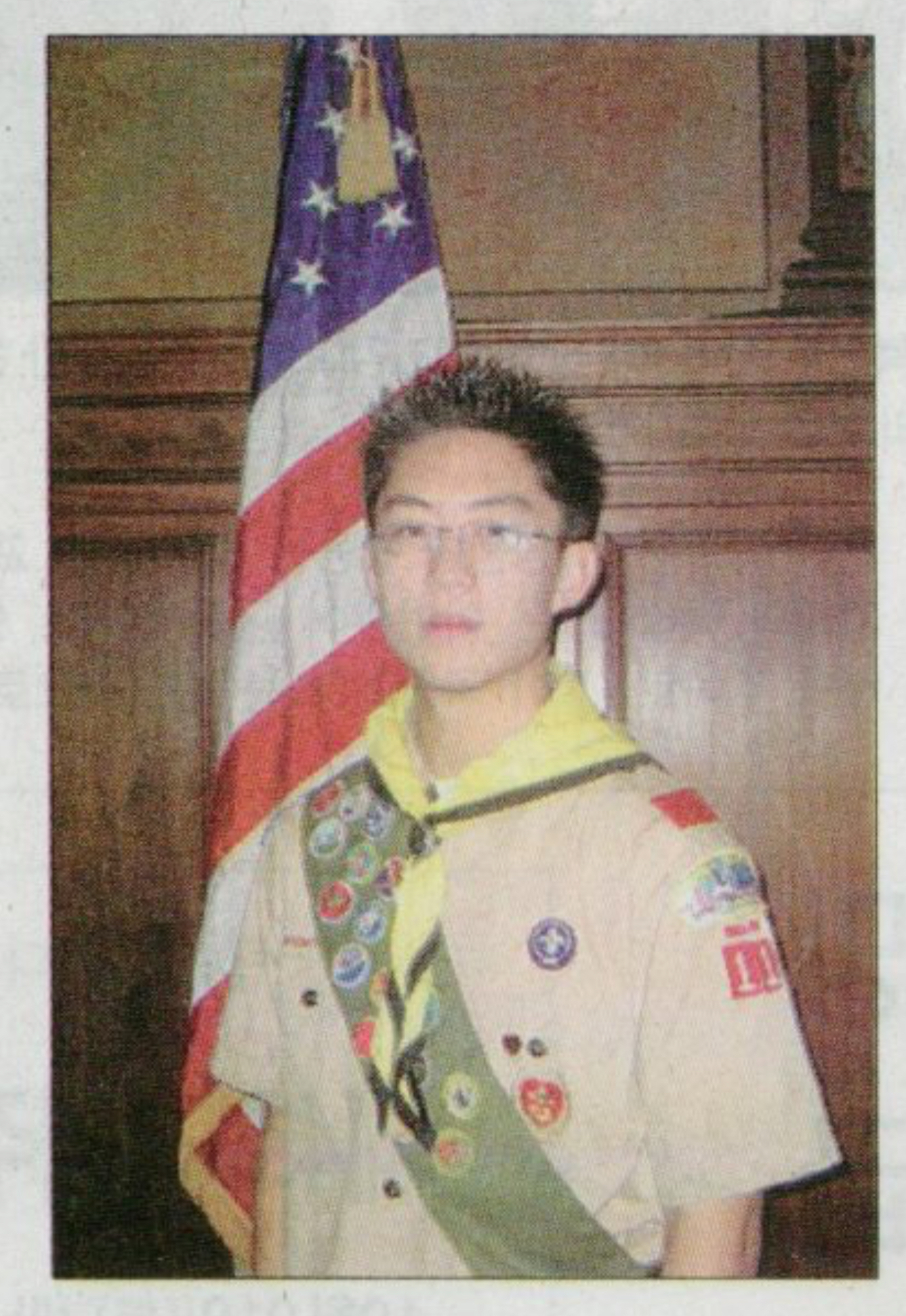 Eric Kim eagle scout portrait