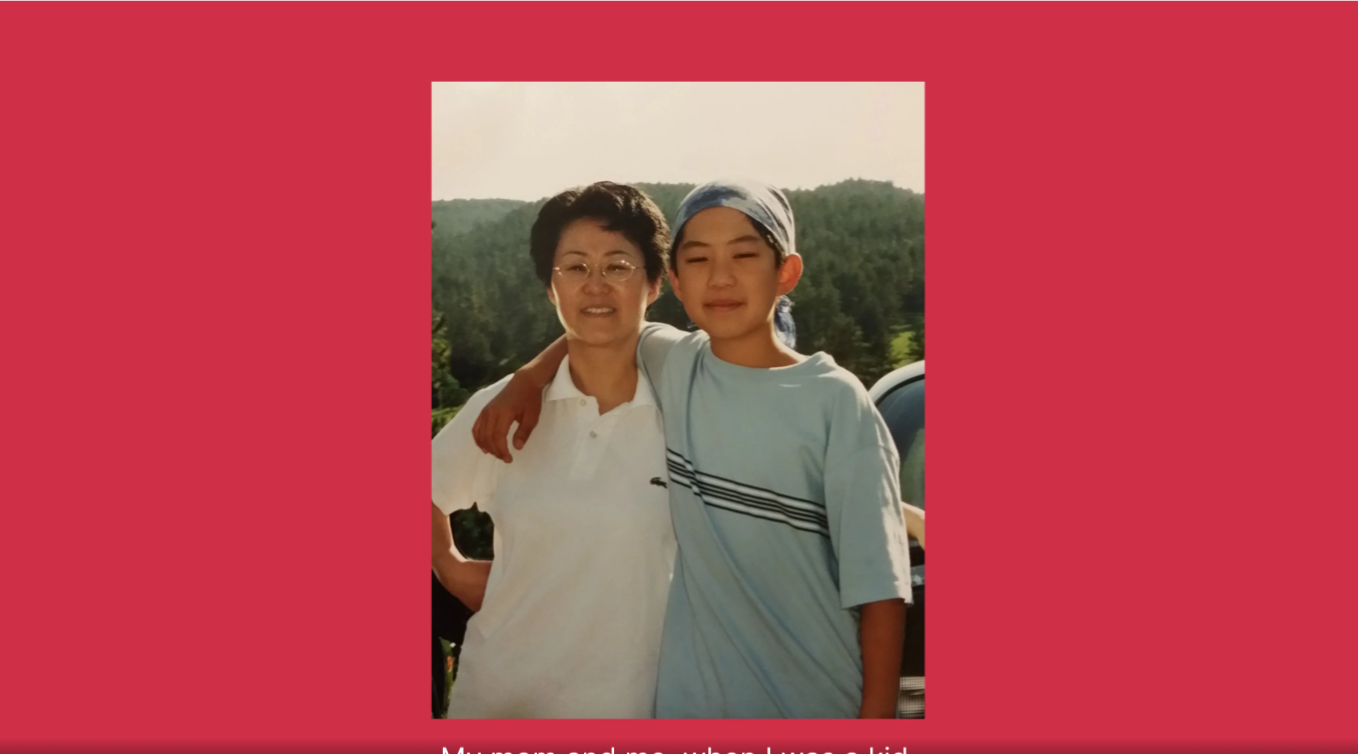 Eric Kim and mom sukhee Lea Chung Eric Kim as kid